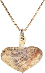 VIKING HEART AMULET NECKLACE C.900-1050 AD