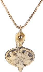 SCANDINAVIAN HEART PENDANT NECKLACE, 11TH-12TH CENTURY AD
