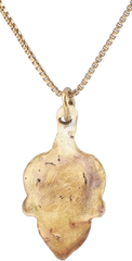 ANCIENT VIKING HEART PENDANT NECKLACE, C.850-1050 AD