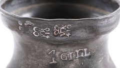 VICTORIAN PEWTER PUB MEASURE FROM THE MOVIES! - Fagan Arms