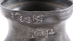 VICTORIAN PEWTER PUB MEASURE FROM THE MOVIES!