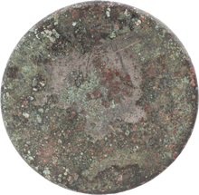 CONFEDERATE COIN BUTTON GETTYSBURG