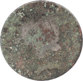 CONFEDERATE COIN BUTTON GETTYSBURG