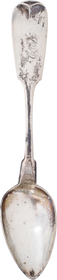AMERICAN COLONIAL OR FEDERAL SILVER SPOON C.1785-1810