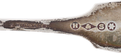 AMERICAN COLONIAL OR FEDERAL SILVER SPOON C.1785-1810 - Fagan Arms