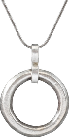 CELTIC PROSPERITY RING NECKLACE, C.300-100 BC