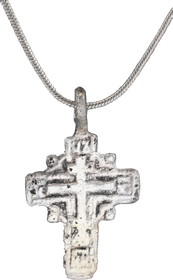 FINE EASTERN EUROPEAN CROSS, 17TH CENTURY