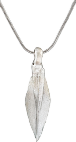 FINE ANCIENT GREEK ARROWHEAD PENDANT NECKLACE, C.4th-2nd CENTURY BC