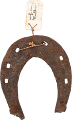 MEDIEVAL EUROPEAN HORSESHOE, 15TH CENTURY