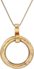 CELTIC PROSPERITY RING NECKLACE, C.300-100 BC