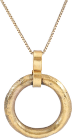 CELTIC PROSPERITY RING NECKLACE, C.300-100 BC