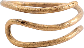 VIKING GILT HAIR RING
