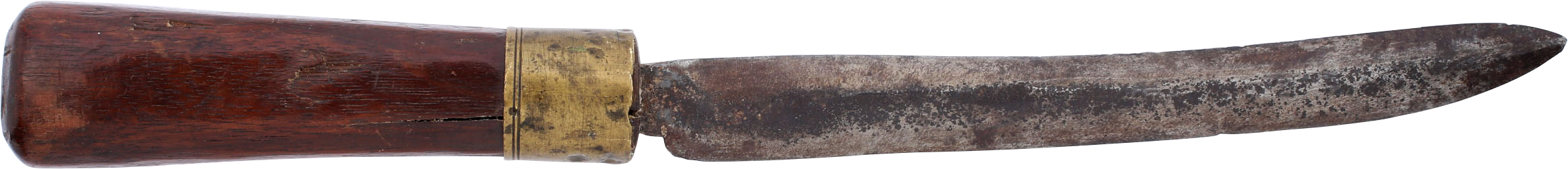 COLONIAL AMERICAN RIFLEMAN’S POUCH KNIFE C.1750-80