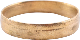 ANCIENT VIKING WEDDING RING, SIZE 8 ¾