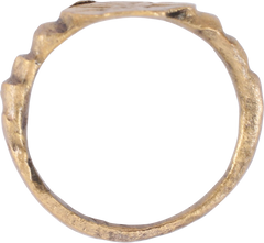 MEDIEVAL EUROPEAN CHRISTIAN RING, SIZE 3 ½ - Fagan Arms