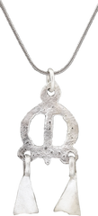 FINE AND RARE VIKING SORCERESS' AMULET NECKLACE