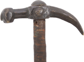 RARE 18TH CENTURY POLISH WAR HAMMER OBUCH