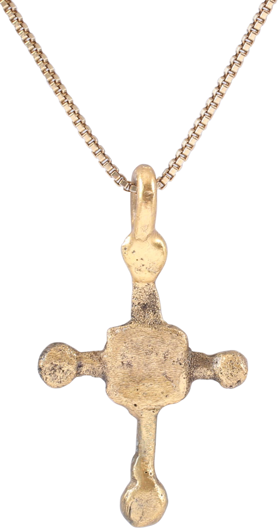 MEDIEVAL EUROPEAN CONVERT’S CROSS NECKLACE, 9th-10th CENTURY