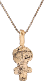 RARE BYZANTINE CRUX ANSATA, 5TH-8TH CENTURY AD