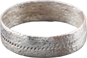 ANCIENT VIKING WEDDING RING, SIZE 9 1/4