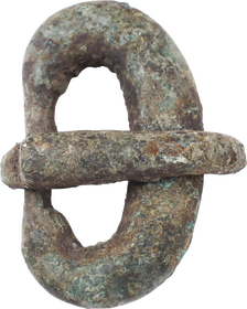 POST ROMAN GERMANIC SWORD BELT BUCKLE, 5TH CENTURY AD