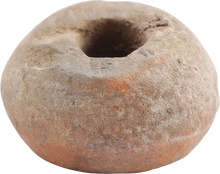 ANCIENT EGYPTIAN SPINDLE WHORL, 3RD-4TH CENTURY AD