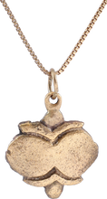 SCANDINAVIAN HEART PENDANT NECKLACE, 11TH-12TH CENTURY AD
