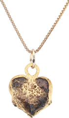 LATE VIKING/SCANDINAVIAN HEART PENDANT NECKLACE, 1050-1200 AD - Fagan Arms
