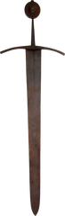 EXCELLENT VINTAGE/ANTIQUE REPRODUCTION OF A KNIGHTLY BROADSWORD C.1300 - Fagan Arms