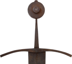 EXCELLENT VINTAGE/ANTIQUE REPRODUCTION OF A KNIGHTLY BROADSWORD C.1300 - Fagan Arms
