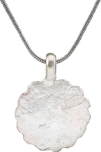 ROMAN WHEEL OF FORTUNE AMULET NECKLACE, 3RD-6TH CENTURY AD