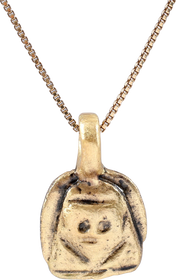 MEDIEVAL EUROPEAN PAGAN AMULET OR CHARM  8TH-12TH CENTURY AD