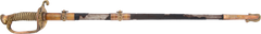 US M.1852 NAVAL OFFICER'S SWORD