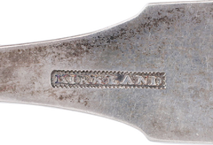 AMERICAN FEDERAL PERIOD SILVER SPOON C.1793-1810 - Fagan Arms