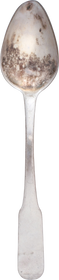 AMERICAN COLONIAL OR FEDERAL SILVER SPOON C.1785-1810