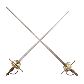 PAIR OF ANTIQUE RAPIERS