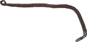 RARE VIKING CHEST OR DOOR LOCK KEY, 9th-11th CENTURY AD
