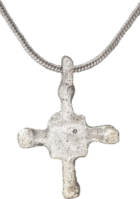 EUROPEAN CONVERT'S CROSS NECKLACE 9TH-10TH CENTURY