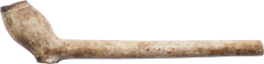COLONIAL AMERICAN WHITE CLAY PIPE C.1650-1700