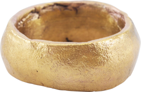 MASSIVE VIKING WEDDING RING 9TH-11TH CENTURY AD, SIZE 8