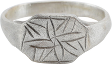 EUROPEAN CHRISTIAN RING, 1400-1600 SIZE 10