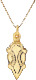 SCANDINAVIAN HEART PENDANT NECKLACE, 11TH-12TH CENTURY AD