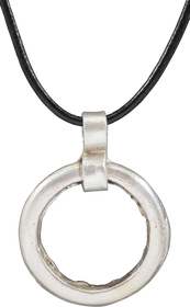 CELTIC FUNERARY PROSPERITY RING NECKLACE, C.400-100 BC