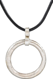 CELTIC FUNERARY PROSPERITY RING NECKLACE, C.400-100 BC