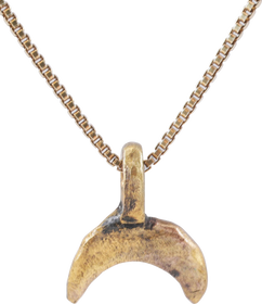 VIKING LUNAR PENDANT NECKLACE, C.900-1000 AD