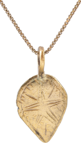 MEDIEVAL VIKING HEART PENDANT NECKLACE