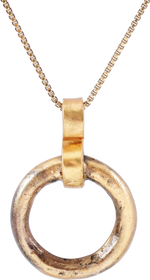CELTIC PROSPERITY RING NECKLACE, C.400-100 BC