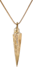 FINE GREEK WAR ARROWHEAD NECKLACE