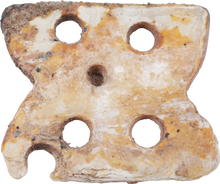 PRECOLUMBIAN MOTHER OF PEARL SHELL ORNAMENT