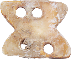 PRECOLUMBIAN MOTHER OF PEARL SHELL ORNAMENT - Fagan Arms